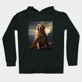 Noble Golden Retriever - Medieval Scottish Prince Hoodie